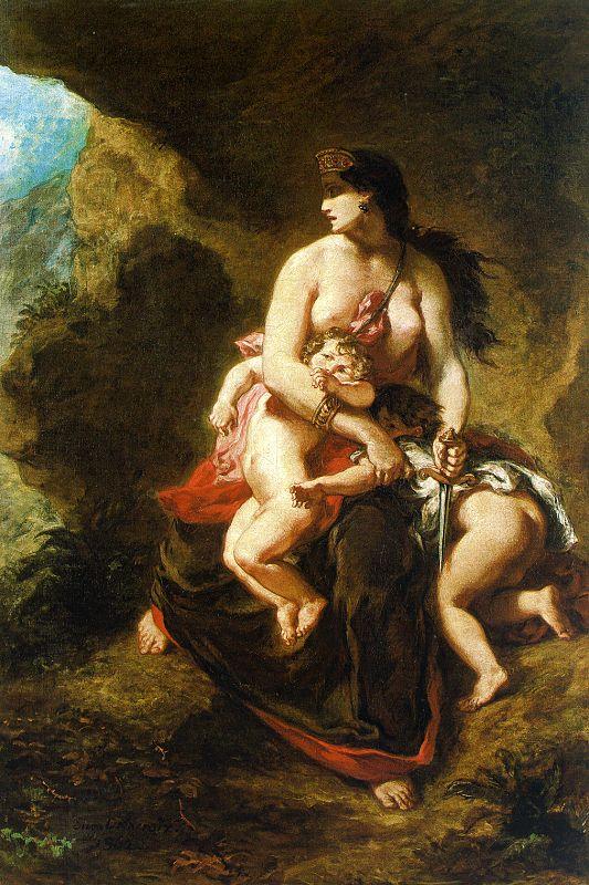Eugene Delacroix Medea oil painting picture